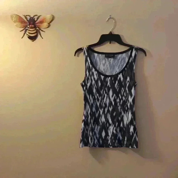 Tops - banana Republic tank top, small, black and white